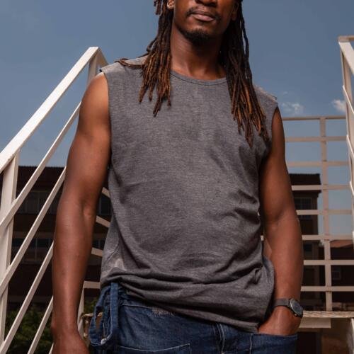 Men's 220GSM Moisture-Managed Sleeveless Activewear Shirt Thumbnail