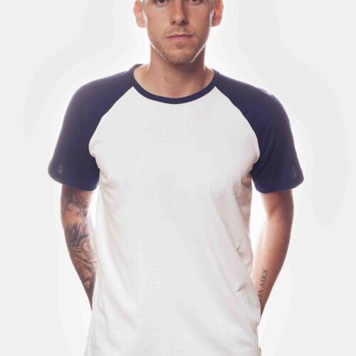 In.It Apparel Men's Short Sleeve Baseball Top MRT01S Men's Short Sleeve Baseball Top Thumbnail