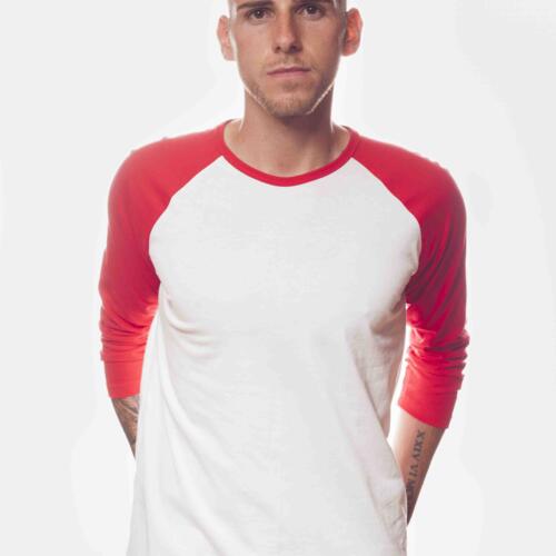 In.It Apparel Men’s 3/4 Sleeve Baseball Top MRT013/4 Men’s 3/4 Sleeve Baseball Top Thumbnail