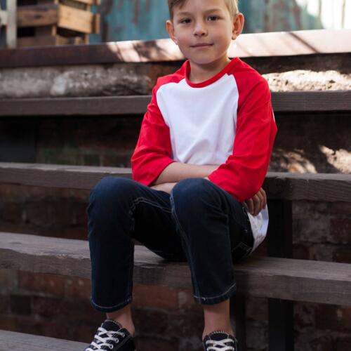 In.It Apparel Kids 3/4 Baseball Top KRT013/4 Kids 3/4 Baseball Top Thumbnail